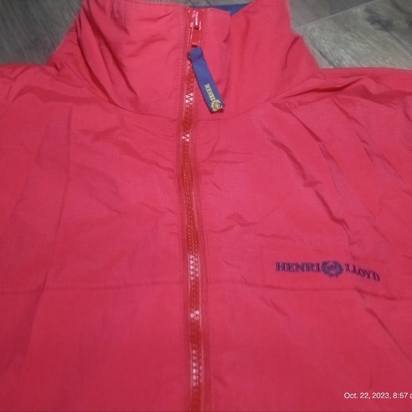 Henry Lloyd Red Fall/Spring Jacket Coat Size Small - Picture 9 of 13